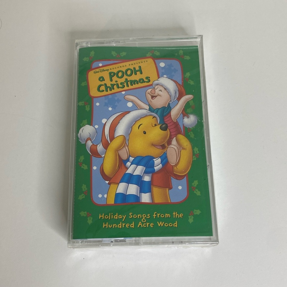 A Pooh Christmas 🎄NWT unopened tape cassette childhood Winnie-the-Pooh Disney